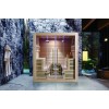 Sauna soba Nero - kanadski Hemlock 1800x1500x1900 za 3 osobe sa rasvetom WJT-I002